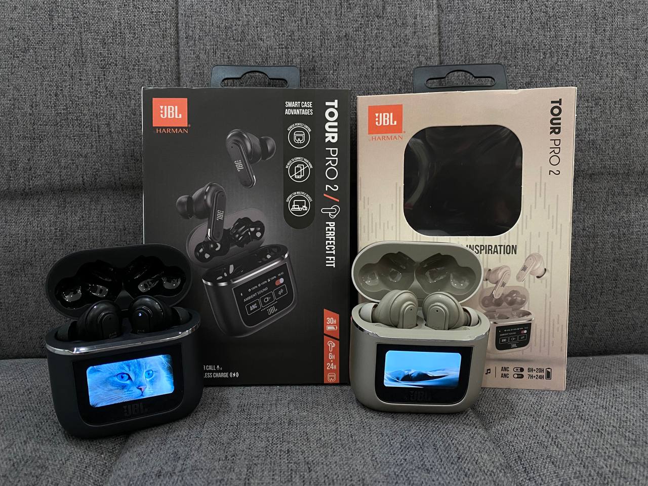 JBL Tour Pro 2 Original - Auriculares con cancelación de ruido, pantalla táctil, sonido premium y mucho más 💥