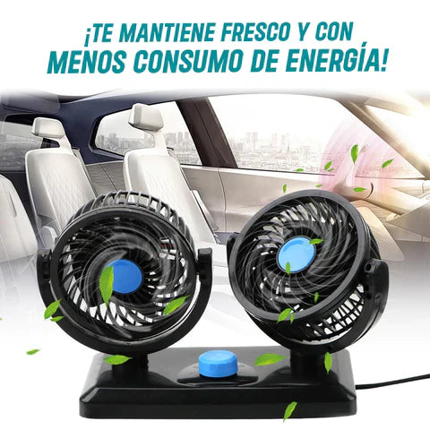 Ventilador 2 en 1 para Autos + Envio Gratis