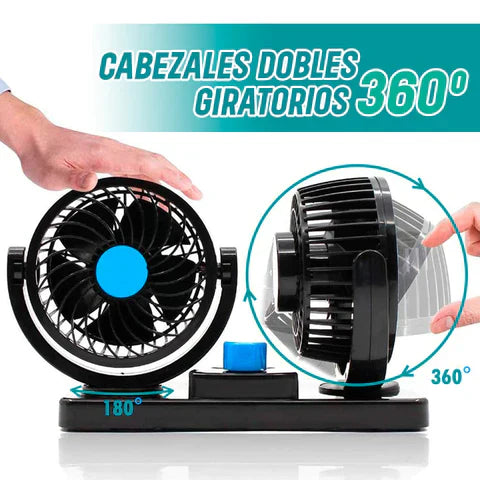 Ventilador 2 en 1 para Autos + Envio Gratis